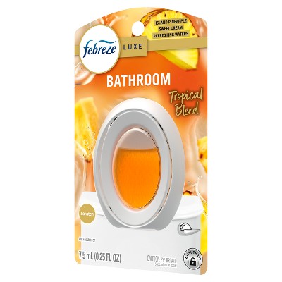 Febreze Luxe Bathroom Air Freshener Spray - Tropical Blend - 0.25 fl oz