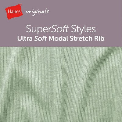 Hanes Originals Girls' 5pk SuperSoft Bikini Underwear 8