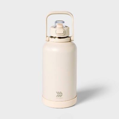 64oz Stainless Steel Vacuum Insulated Water Bottle Chalk - All In Motion