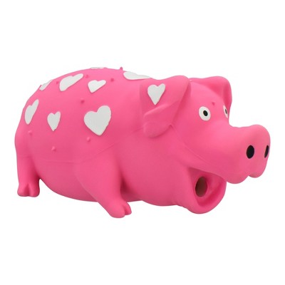 Multipet Pig Interactive Dog Toy - Pink
