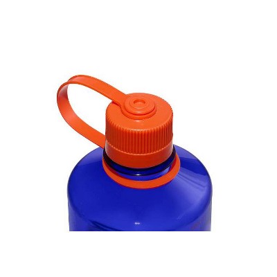 Nalgene 32 fl oz Plastic Narrow Mouth Water Bottle - Periwinkle Blue: Portable Drinkware, Recycled Content