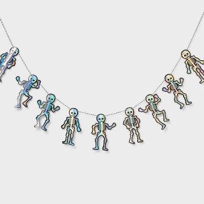 6' Halloween Skeleton Paper Garland Party Banners - Spritz