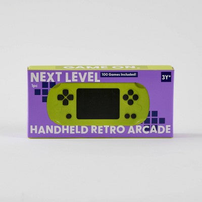 Next Level Handheld Retro Arcade 100 Games Included - COLOR MAY VARY