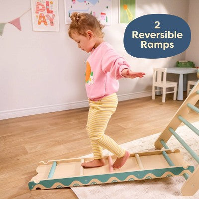 B. toys WonderClimber - 3pc Wooden Triangle Climber (LOCAL PICKUP ONLY)