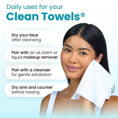 Clean Skin Club Clean Towels Blemish Control - XL - 50ct