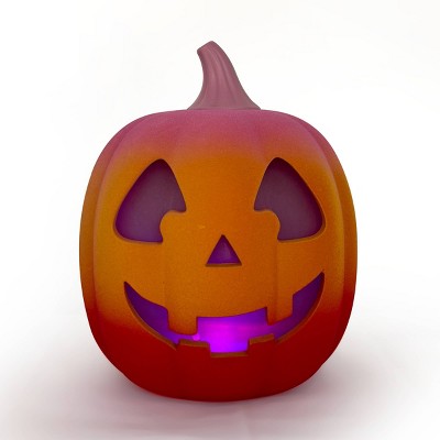 LED Ombre Pumpkins Flocked - Bullseye's Playground