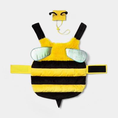 Bee with Reflective Wings Full Body Halloween Dog Costume - L - Boots & Barkley