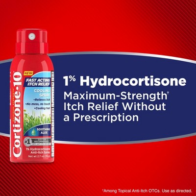 Cortizone-10 Fast Acting Cooling Anti-Itch Spray - Hydrocortisone - 2.7oz