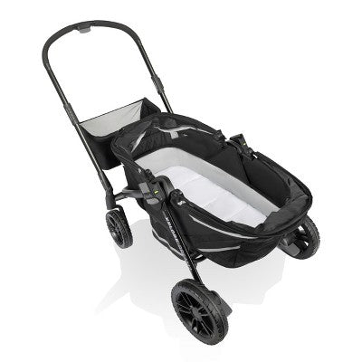 Evenflo Pivot Xplore Dreamz Stroller Wagon with Infant Car Seat Adapter - Jetsetter Black (LOCAL PICKUP ONLY)
