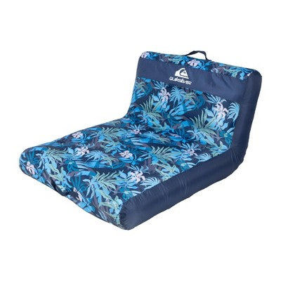 Quiksilver Floral Mini Lounger Pool Float- Blue