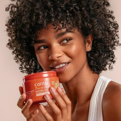 Cantu Ultra Moisture Nourishing Curling Cream with Batana Oil + Jamaican Black Castor Oil - 10 fl oz