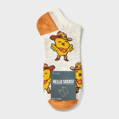 Women's Western Chick Low Cut Socks - Oatmeal/Tan 4-10
