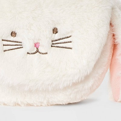 Toddler Girls' Plush Bunny Purse - Cat & Jack White