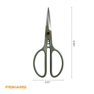 Fiskars 2.5" Long Reach Detailing Snip Garden Shears