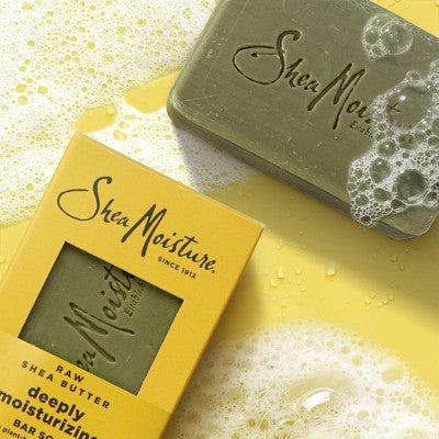 SheaMoisture Bar Soap Deeply Moisturizing - Raw Shea Butter - 8oz: Paraben & Sulfate-Free, Whole Body Cleansing