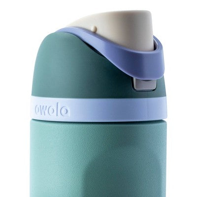 Owala 16oz Kids' FreeSip Stainless Steel Water Bottle - Misty Meadow