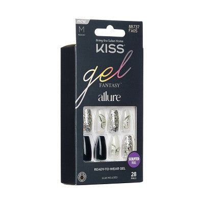 KISS Products Gel Fantasy Allure Fake Nails - Stunned By You - 31ct