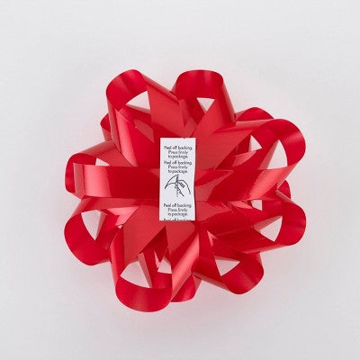 Bows And Sparkles 6" Large Gift Bow Red