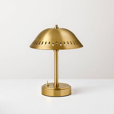 Portable Table Lamp Brass (Includes LED Light Bulb) - Hearth & Hand with Magnolia