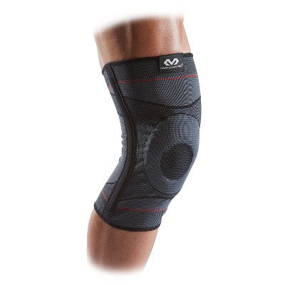McDavid Sport Knee Knit Sleeve with Buttress and Stays - Gray - S/M