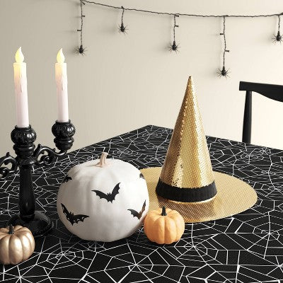 Sequins Witch Hat Halloween Tabletop Fabric Decor with Champagne Gold: 12" Prop - Hyde & EEK! Boutique