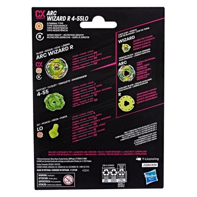 Beyblade X Arc Wizard R 4-55LO CX Starter Pack Set