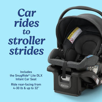 Graco Ready2Jet DLX Travel System - Inkstone (LOCAL PICKUP ONLY)