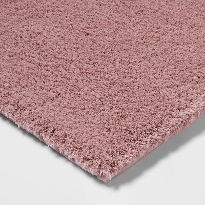 21"x34" Spa Plush Bath Rug Mauve - Threshold