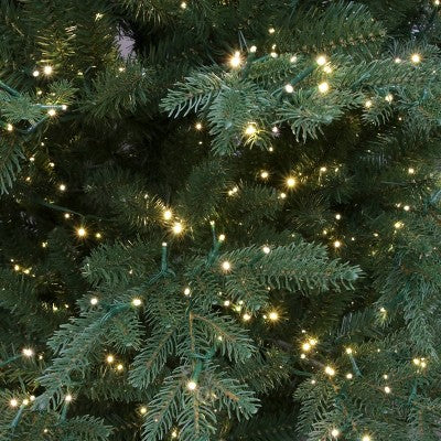 Philips 7.5' Twinkle Tree Pre-lit Balsam Fir Artificial Christmas Tree with 2000 Multifunction, Dual Color LED Lights, Remote Control, and Dimmer (LOCAL PICKUP ONLY)