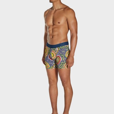 Pair of Thieves Men's Hustle Boxer Briefs 2pk - Amoeba XL: Tagless, Full Waistband Elastic, Abstract Pattern, Knit Fabric