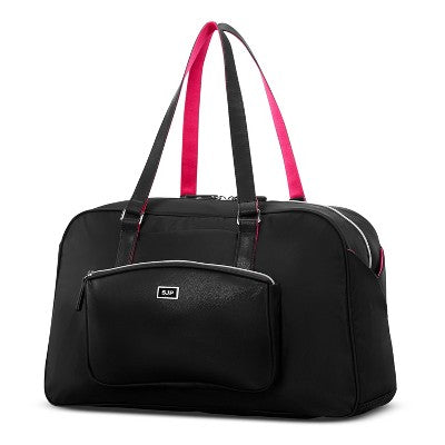 Sarah Jessica Parker Convertible Weekender Bag with Removable Strap Garment Bag - Black