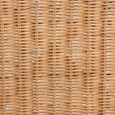 bali & pari Oxford Round Back Rattan Set of 2 Dining Chair Light Honey (LOCAL PICKUP ONLY)
