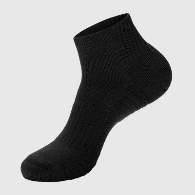 Hanes Men's Stretch Cushion Ankle Socks 3pk - Black 6-12