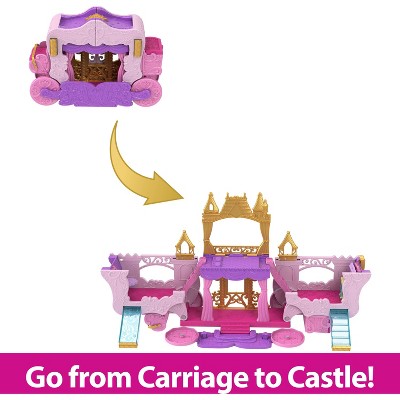 Disney Princess Carriage to Castle Transforming Playset 18pc