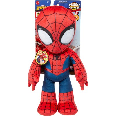 Marvel Plush Talkers Spider-Man Soft Toy, 11.75" Collectible Figure with Sounds & Phrases