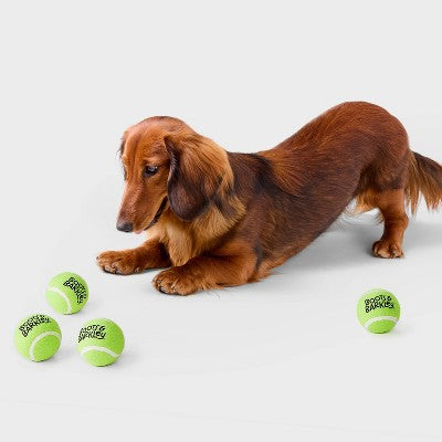 Tennis Ball with Squeaker Dog Toy - Boots & Barkley