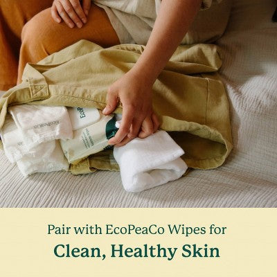 EcoPeaCo. Bamboo Disposable Diapers Made with Organic Bamboo and Viscose - Trial and Travel - Size 4 - 7ct