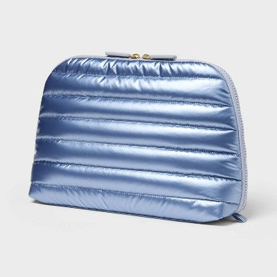 Sonia Kashuk Foldover Makeup Bag - Metallic Blue