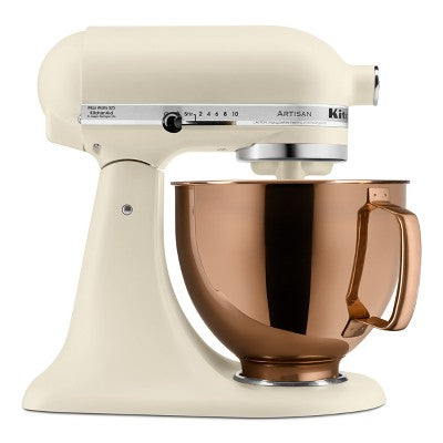 KitchenAid 5qt 10-Speed Stand Mixer with Copper Bowl Fresh Linen - Hearth & Hand with Magnolia: Metal, 325W, 22.8 lbs (LOCAL PICKUP ONLY)