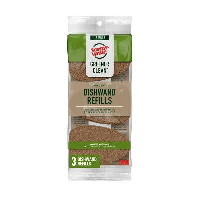 Scotch-Brite Greener Clean Dishwand Refills - 3ct