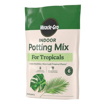 Miracle-Gro Indoor Tropical Mix 7.54lbs Potting Soil