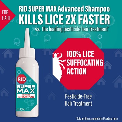 RID Super Max 5-in-1 Hair & Home Complete Lice Treatment Kit
