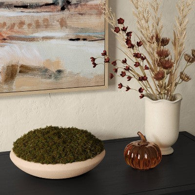 Faux Moss Bowl - Threshold