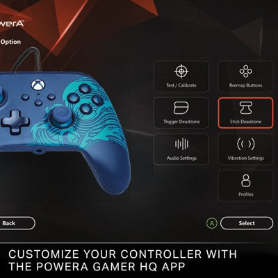 PowerA Advantage Wired Controller for Xbox Series X|S - Blue Wave