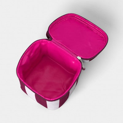 4 Cans/3.1qt Soft Sided Personal Cooler Pink - Sun Squad