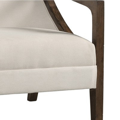 Dayna Accent Chair with Brown Frame Brown - Picket House Furnishings (LOCAL PICKUP ONLY)