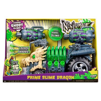 Ninjombie Vehicle, Ninja Zombie with Slime, Ages 3+