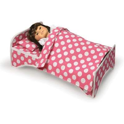 Badger Basket Doll Travel Case with Bed & Bedding (LOCAL PICKUP ONLY)