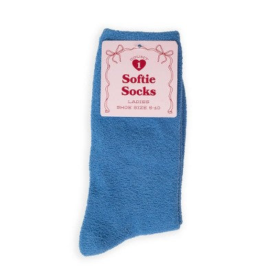 Ladies Softie Socks Blue - Bullseye's Playground