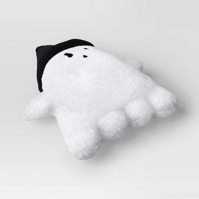 Ghost Pillow with hat white/black/purple - Hyde and EEK! Boutique